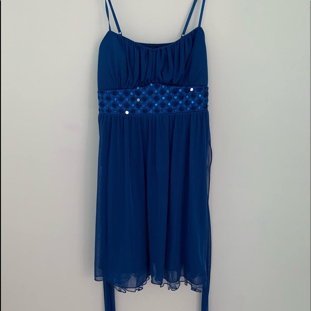 Blue homecoming style dress